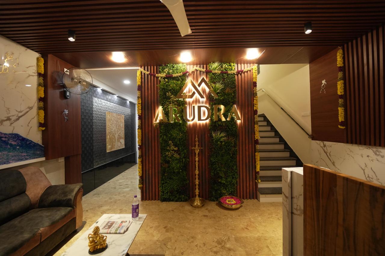 Reception area at Arudra Residency