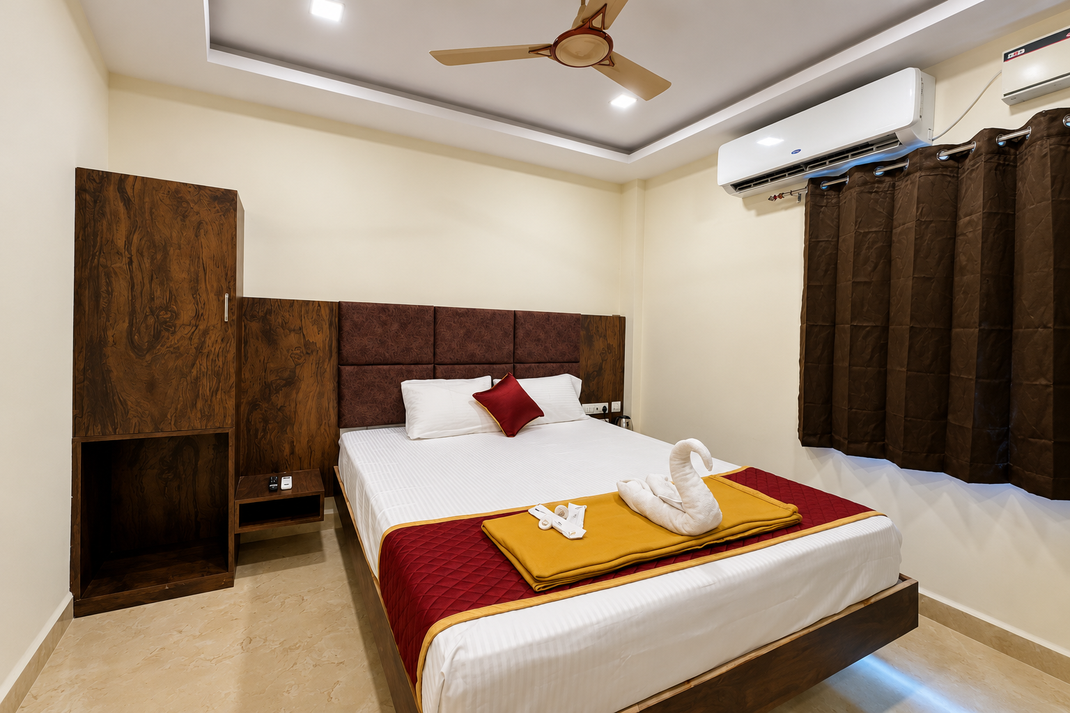 Standard double room interior