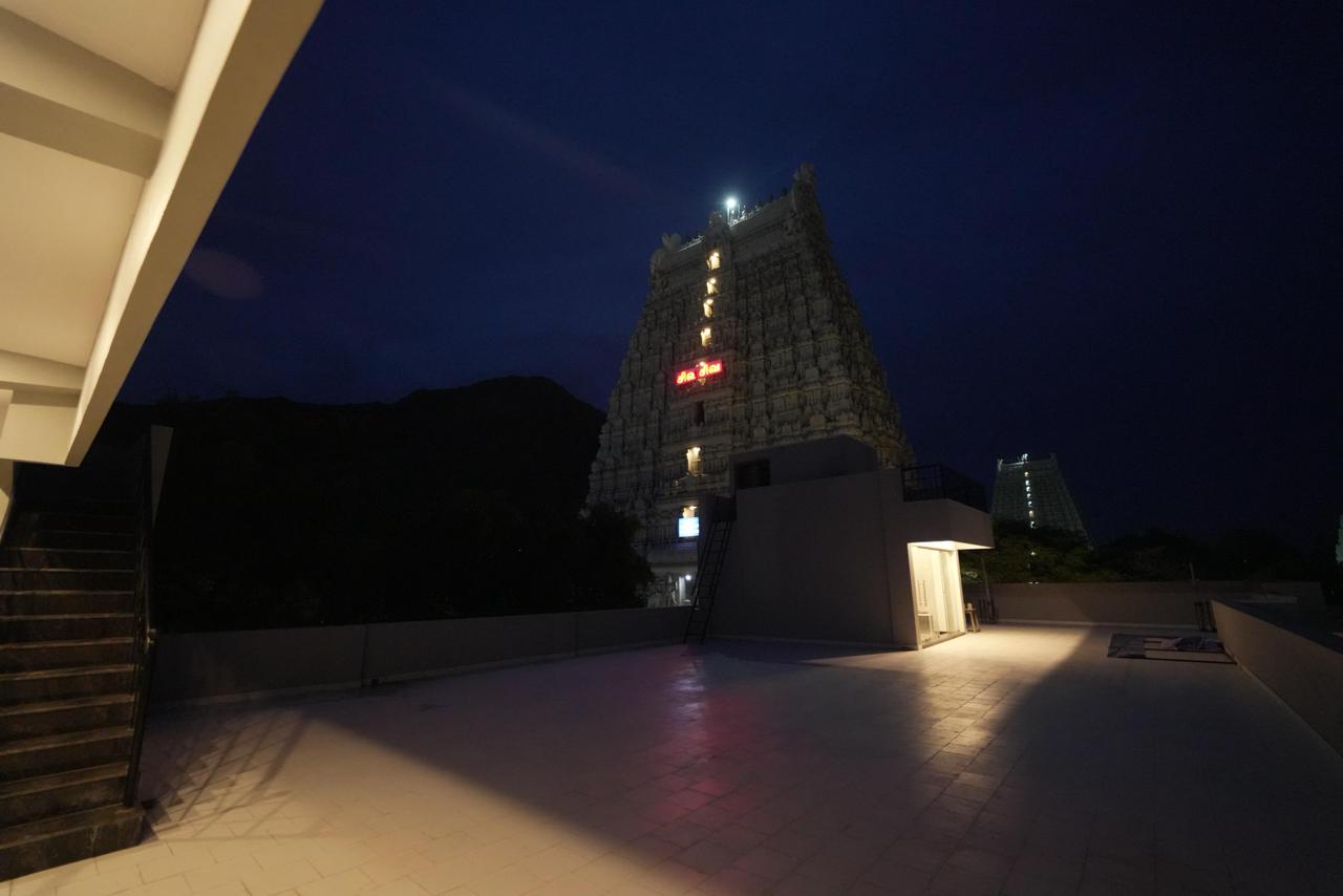Temple area near Tiruvannamalai